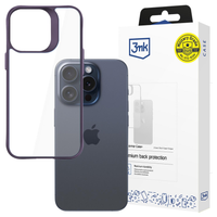 Apple iPhone 15 Pro Max - 3mk Satin Armor Case+ Purple