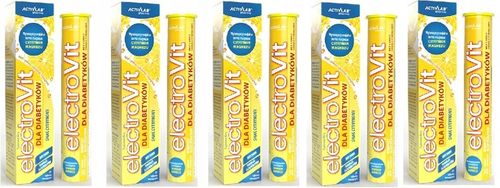 5x ELECTROVIT DLA DIABETYKÓW ELEKTROLITY BEZ CUKRU 100 tabletek musujących na Arena.pl