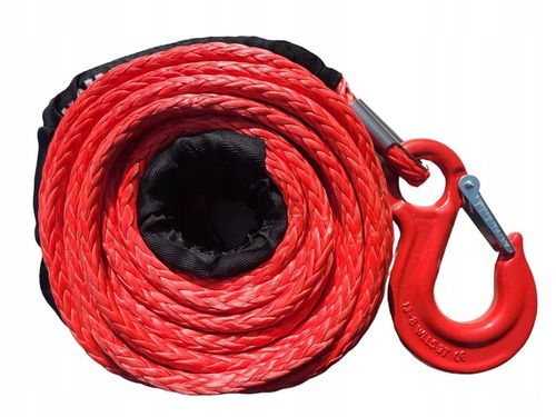 LINA SYNTETYCZNA DO WYCIĄGARKI 12mm 24m SYNTETYK 4X4 na Arena.pl