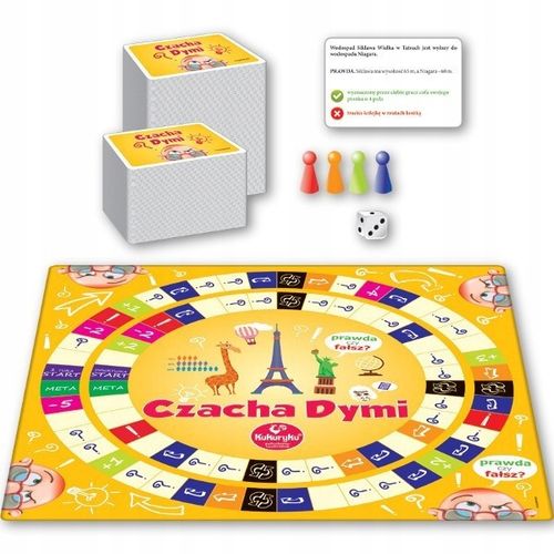Czacha Dymi Gra Planszowa Dla Dzieci Rodzinna 8+ Kukuryku 62134 na Arena.pl