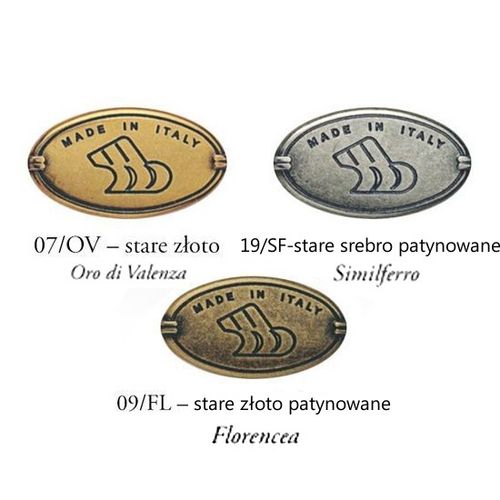 GAŁKA MEBLOWA NEREO 24223Z02500.07 Rozstaw w mm - 0 - (1 wkręt), Kolor pokrycia - Stare złoto na Arena.pl