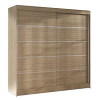 Szafa przesuwna Basti IV 200cm - garderoba - SONOMA