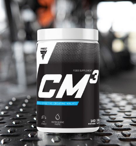 TREC CM3 500G TCM TREC NITROBOLON 300g TREC GLUTAMINE 400g zestaw na Arena.pl