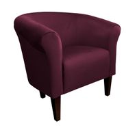 Fotel Milo nogi 20cm venge śliwka MG02