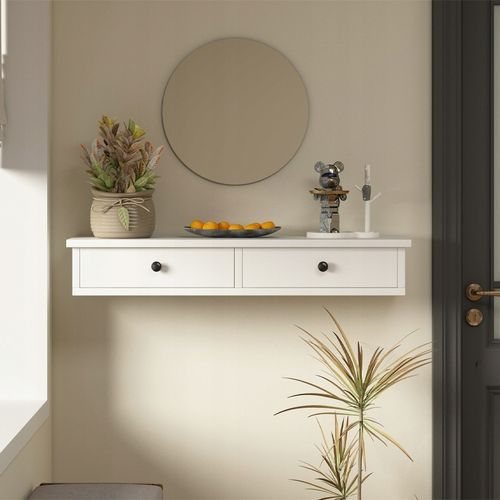 Półka wisząca biała do sypialni loft na Arena.pl