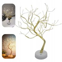 LAMPKA DRZEWKO BONSAI LED 50 CM ZŁOTE CHOINKA ŚWIECĄCE USB