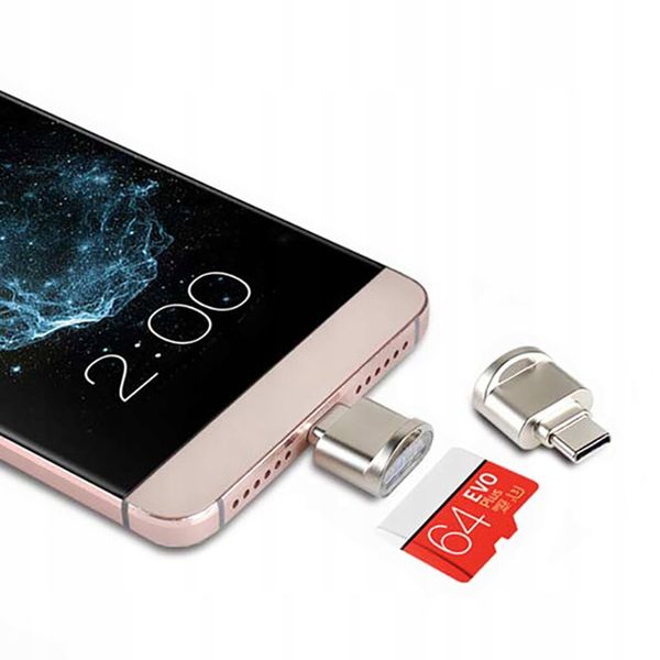 CZYTNIK KART micro SD TF USB OTG USB typu C mini zdjęcie 9