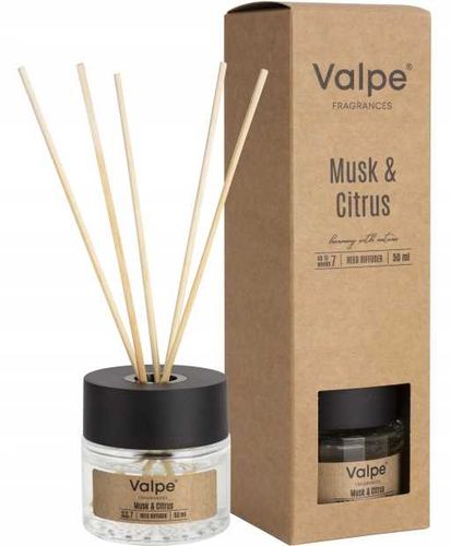valpe dyfuzor zapachowy z patyczkami piżmo-cytrusy 50 ml dz50-328 na Arena.pl