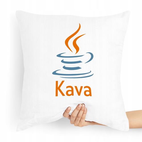 Poduszka Prezent Dla Informatyka Programisty Java Z Nadrukiem Ze Zdjęciem na Arena.pl