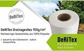 Włóknina drenażowa DeRiTex 150 g/m² filtracyjna 75 m² 1,5 m x 50 m