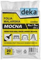 folia malarska mocna czarna 4*5m 300g - d-300-0201