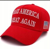 Czapka z daszkiem Make america great again Donald Trump czerwona