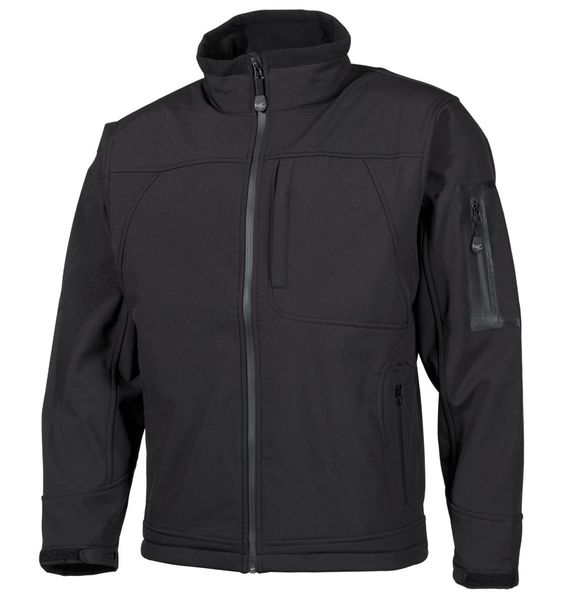 Kurtka typu soft shell "Flying" czarna zdjęcie 1