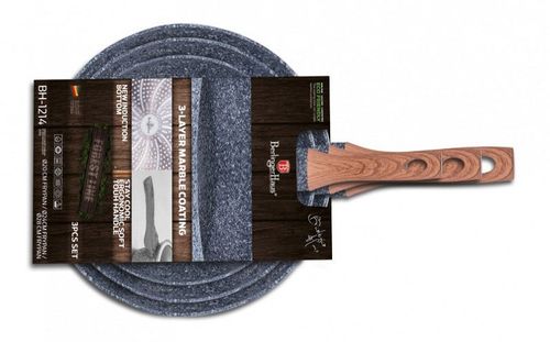 zestaw 3 patelni granitowych berlinger haus bh-1214 na Arena.pl