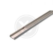 PROFIL LED PCV 16X7 SLIM TRANSPARENTNY KLOSZ 2M SZARY