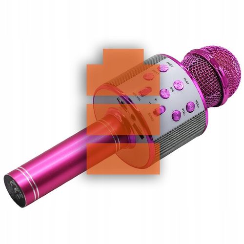 Mikrofon Karaoke Zabawka Dla Dzieci Z Głośnikiem ECHO Manta Bluetooth Róż na Arena.pl