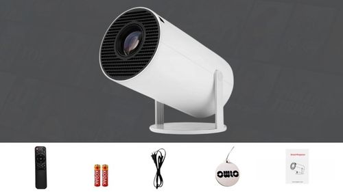 Rzutnik Projektor 2025 NOWY FULL HD 4K WiFi Pilot Android TV HY300 na Arena.pl