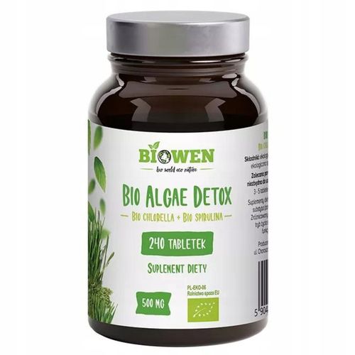 BIO ALGAE DETOX CHLORELLA+SPIRULINA 500MG 240 SZT na Arena.pl