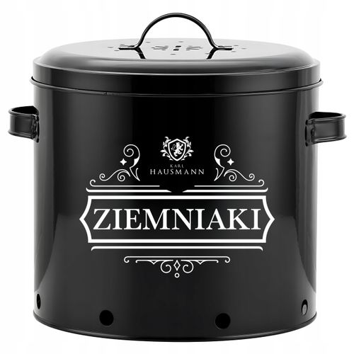 KOMPLET 3 POJEMNIKI METALOWE NA PRZECHOWYWANIE CEBULI CZOSNKU ZIEMNIAKÓW na Arena.pl