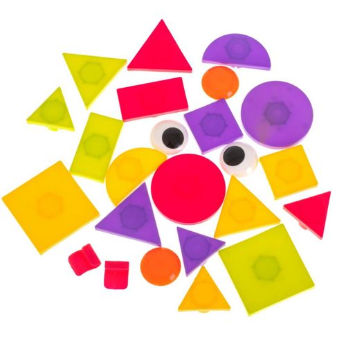 Puzzle geometryczne edukacyjne 36 el. na Arena.pl
