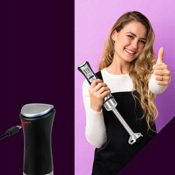 BEZPRZEWODOWY BLENDER RĘCZNY MIKSER USB ŁADOWARKA zdjęcie 12
