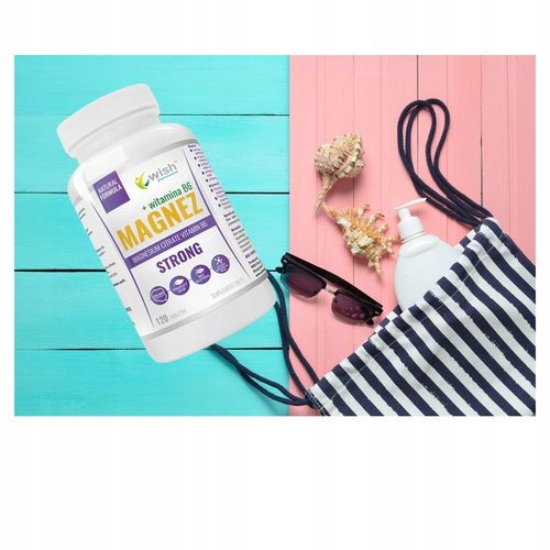 Magnez Strong+B6 Forte Skurcze Stres Wysoka dawka na Arena.pl