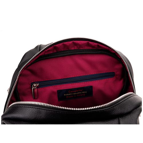 Damski plecak skórzany Canaletto z tłoczeniem plecionki – elegancja i funkcjonalność na co dzień P420s33t6 na Arena.pl