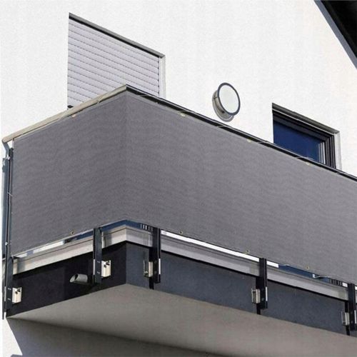 OSŁONA NA BALKON 97% SZARA NA TARAS PŁOT MATA BALKONOWA Z OKUCIAMI na Arena.pl