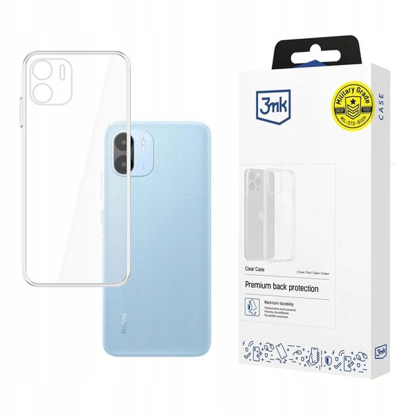 Silikonowe etui na Redmi A2 - 3mk Clear Case zdjęcie 1