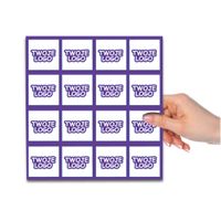 Naklejki z logo własnym nadrukiem WODOODPORNE