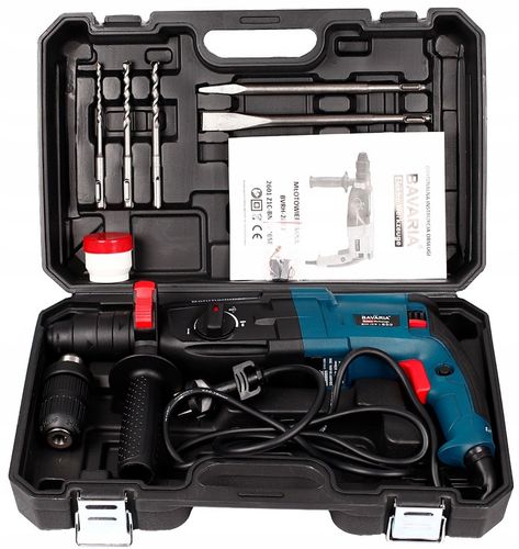 MŁOTOWIERTARKA SDS+ MŁOT UDAROWY WIERTARKA ZESTAW na Arena.pl