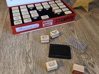 The Purple Cow : Zestaw drewnianych stempelków Potwory