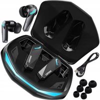 Słuchawki Lenovo GM2 Pro 5.3 bezprzewodowe douszne etui powerbank Czarne