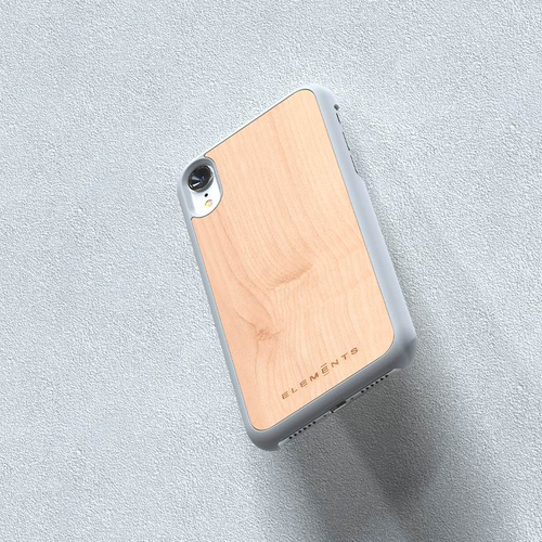 Drewnianie etui do iPhone XR (Light Grey) na Arena.pl