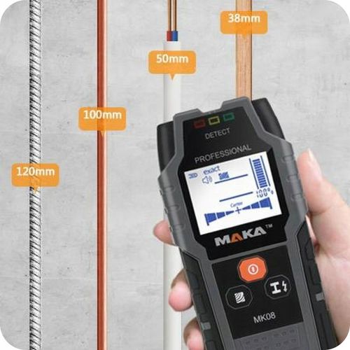 WYKRYWACZ DETEKTOR PRZEWODÓW KABLI METALI W ŚCIANIE DREWNA METALU + BATERIA na Arena.pl