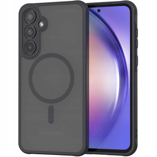 Spacecase Hybrid Mag Galaxy A55 5G Black zdjęcie 3