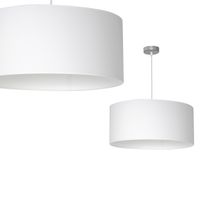 Lampa wisząca Casino Biały / Chrom 1xE27