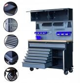 Wózek warsztatowy Viber-System M1360 - 7 szuflad, panel, szafka, mobilny