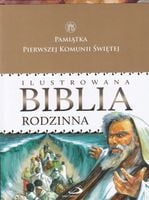 Ilustrowana Biblia Rodzinna opaska I Komunia święta dla dzieci na prezent