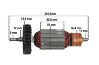 Wirnik szlifierki GA9049 9047 9057