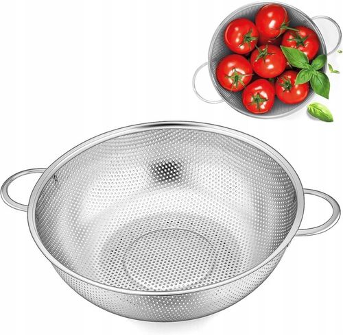 CEDZAK METALOWY DURSZLAK SITKO KUCHENNE NA MAKARON WARZYWA SUSZARKA na Arena.pl