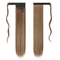 Feshfen syntetyczne doczepy przedłużki do włosów POA-28 12h24# blond