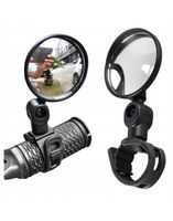 LUSTERKO ROWEROWE NA KIEROWNICĘ MANETKĘ ROWER OKRĄGŁE WSTECZNE LUSTERECZKO