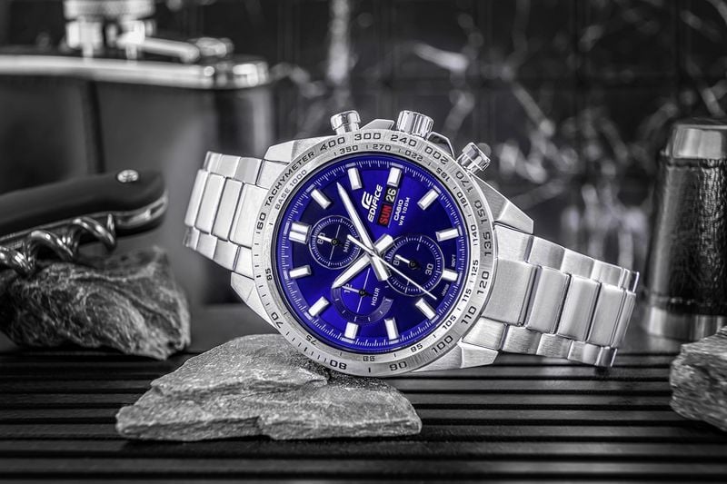 zegarek męski casio edifice efr-574d-2avuef + box zdjęcie 5