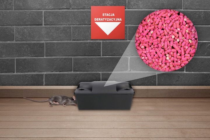 MOCNY GRANULAT NA MYSZY TRUTKA NA SZCZURY BROMADIOLONE DDD 5KG RATIMOR zdjęcie 2