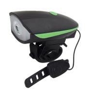eot023 lampka led rowerowa na przód z dzwonkiem 2w1 esperanza mocna dzwonek