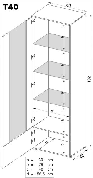 Witryna Szklana Regał Salon Dąb Wotan z Półkami LED 192x60 zdjęcie 4