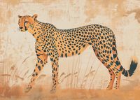 Plakat 70x50cm Gepard w Ruchu