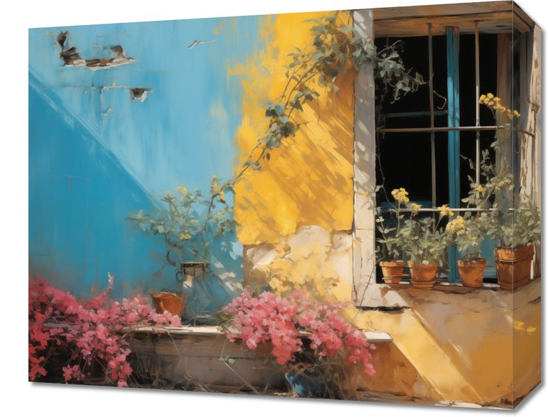 Obraz 50x40cm Słoneczna Ulica zdjęcie 1