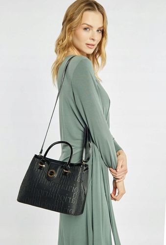 TOREBKA DAMSKA CZARNA Na Ramię do Ręki Klasyczna KUFEREK PREZENT DLA KOBIET na Arena.pl